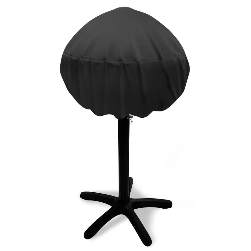 SHINESTAR Waterproof Small Round Grill Cover - Fits George Foreman, Techwood, Cuisinart, Homewell Electric Grills, Weber Jumbo Joe Charcoal Grill and More - 19.2" Diameter x 17.6" Height - Image 1